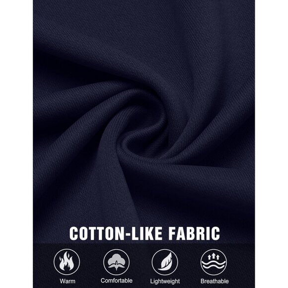 Men's Tracksuits 2 Piece Athletic Track Suit Jogging Running Sweatsuit Navy Grey - Picture 3 of 6